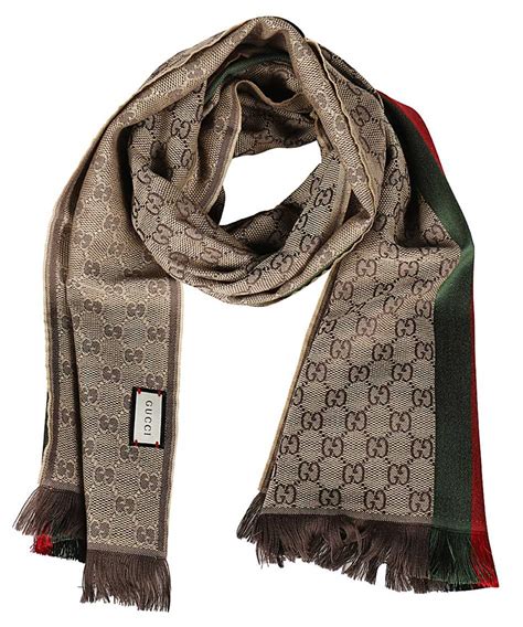 sciarpe gucci donna monomarca|Gucci Sciarpa Con Logo GG Jacquard .